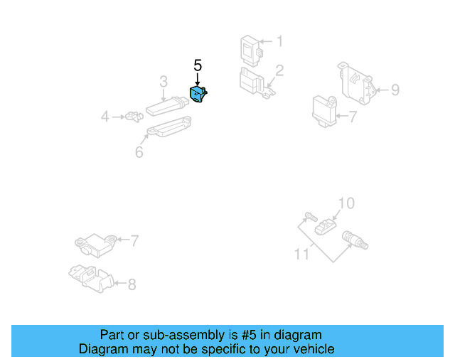 Antenna Bracket 7L0-907-525-B - View 3