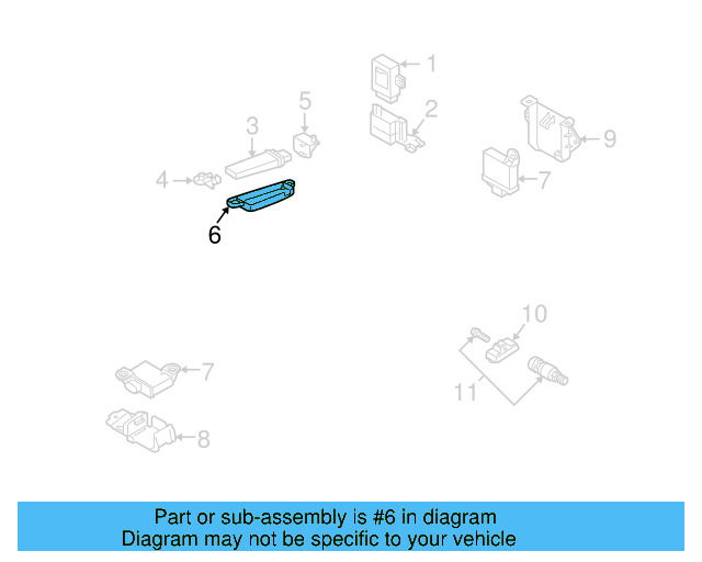 Antenna Holder 4D0-907-372-A - View 8