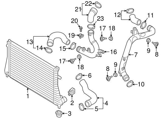 Air Pipe Bolt Assembly 3C0-145-830 - View 77