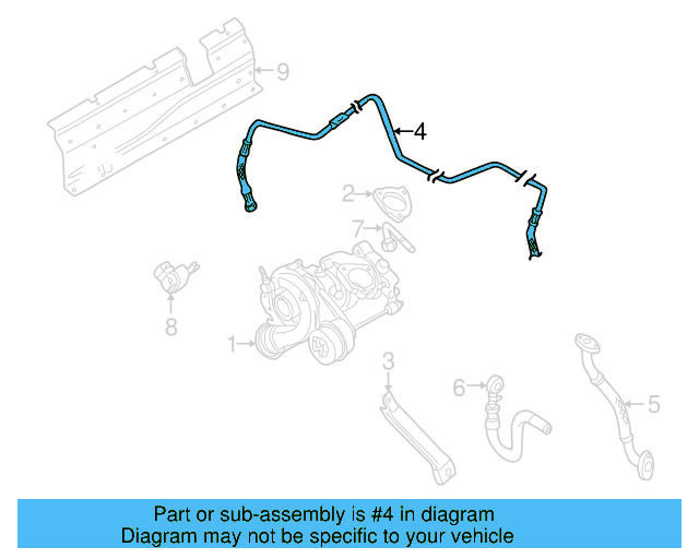 Oil Inlet Line 058-145-778-C - View 6
