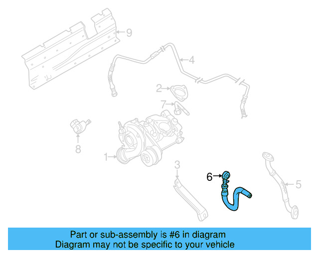 Water Pipe 058-121-497-B - View 5
