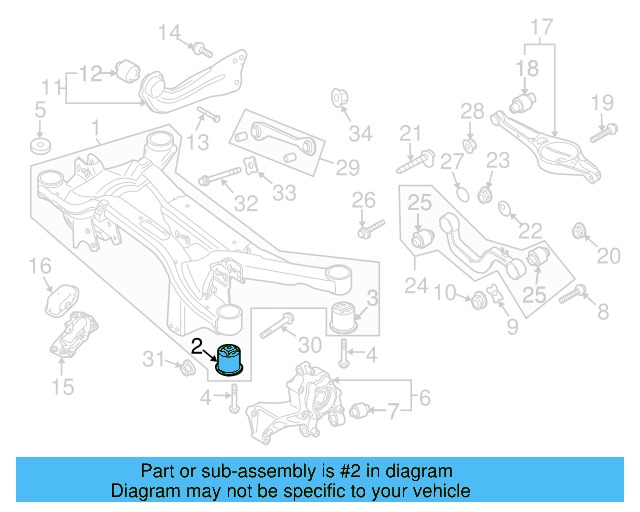 Suspension Cross 5Q0-505-145-F - View 17