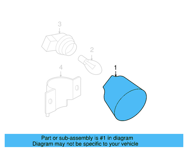 Backup Lamp 1C0-945-712 - View 3