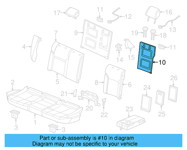 Seat Back Frame 5C6-885-503-C