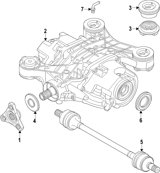 Axle Assembly 5WA-501-204-A
