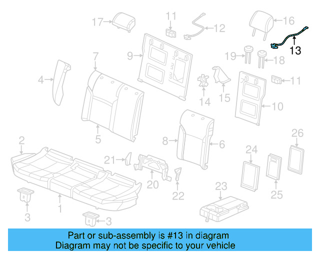 Release Cable 5C6-885-681-J - View 3