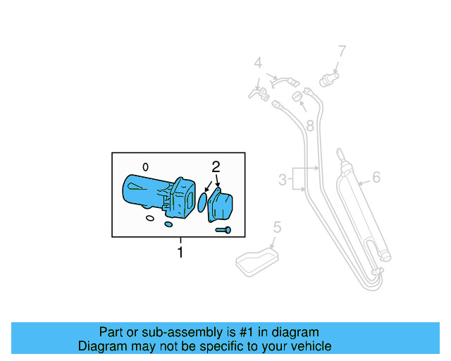 Convertible Top Hydraulic Pump 1Y0-871-791-B - View 4