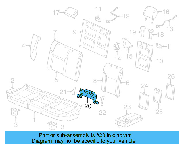 Bracket 5C6-885-585-B - View 5