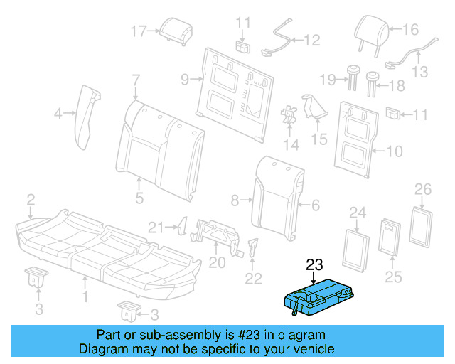 Seat Armrest 5C6885081E4QG - View 6