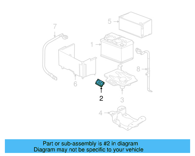 Battery Tray Clamp 1J0-803-219 - View 48