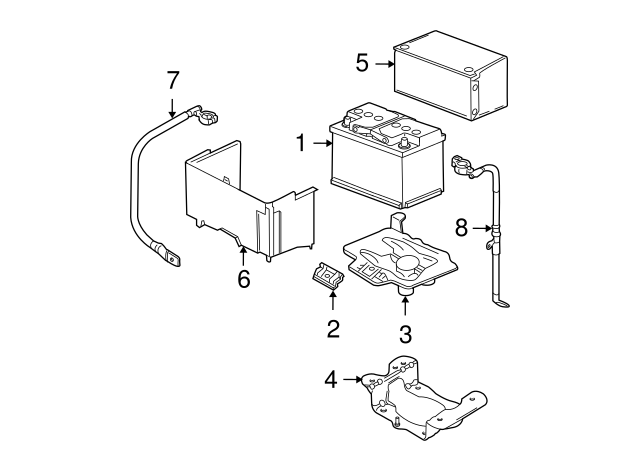Battery Tray Clamp 1J0-803-219 - View 43