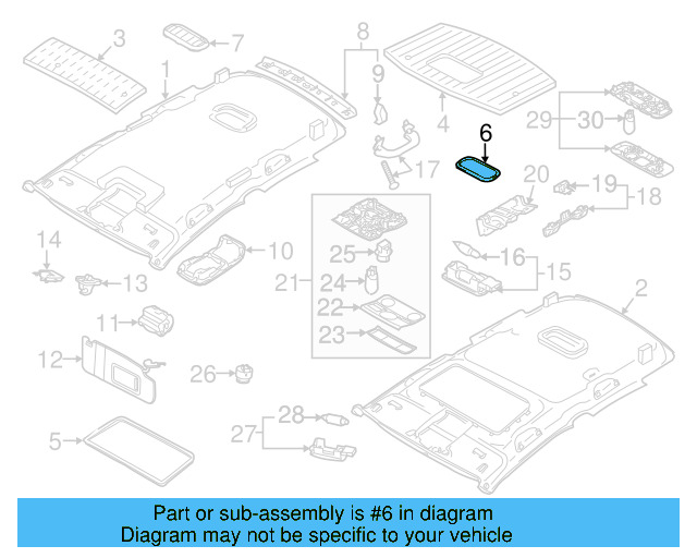 Lamp Bezel 1K0-947-133-E-Y20