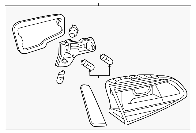 Backup Lamp Assembly 5G0-945-093-AF