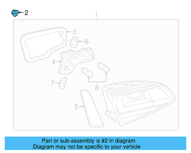 Backup Lamp Assembly Nut N-100-173-04 - View 31