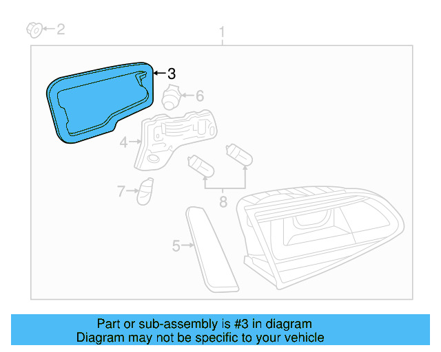 Gasket 5G0-945-192 - View 4