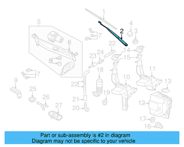 Wiper Arm 3C8-955-410-B