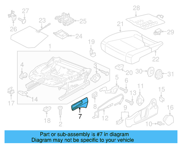 Adjust Handle 5C6-882-251-C-95T - View 6