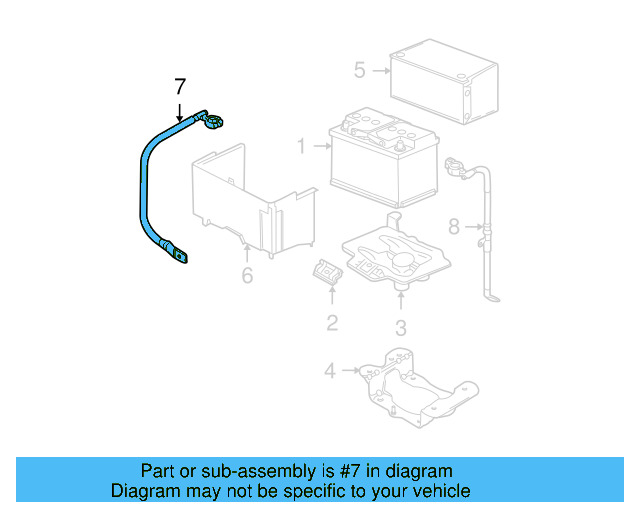 Positive Cable 1Y0-971-228 - View 7