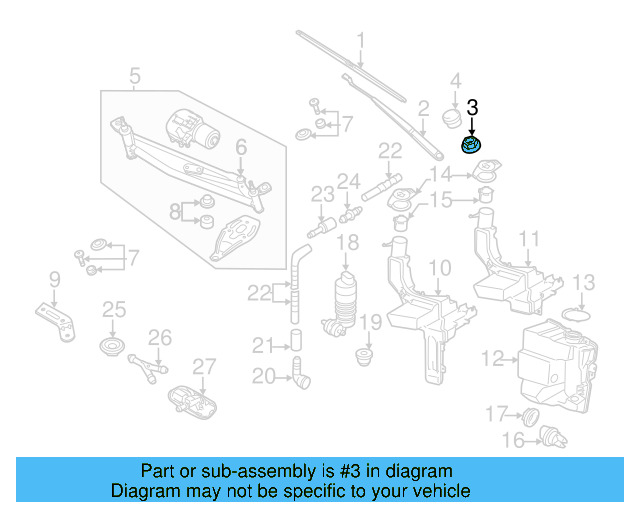 Wiper Arm Nut N-106-092-04 - View 9