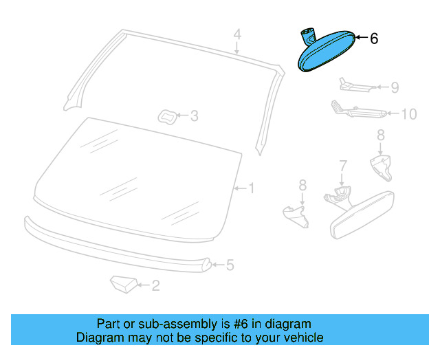 Mirror 5C5-857-511-ICJ - View 8