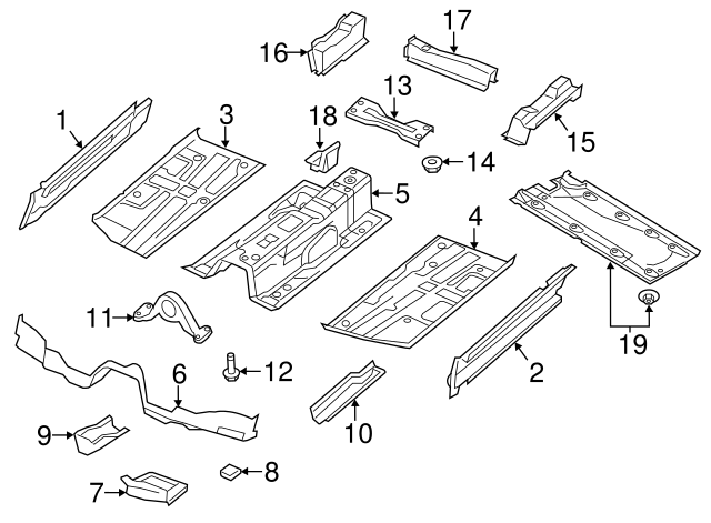 Filler Plate Nut Plate 5N0-804-435