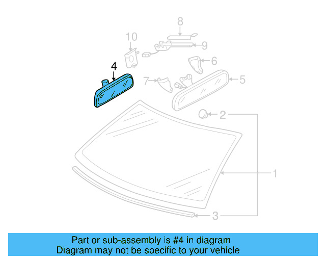 Mirror Inside 3C0-857-511-J-9B9 - View 60