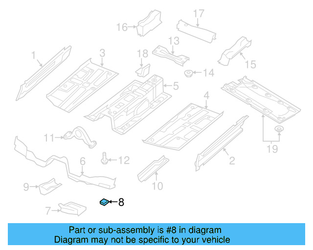 Filler Plate Nut Plate 5N0-804-436 - View 3