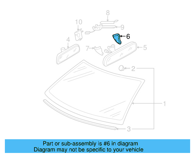Mirror Inside 3B0-857-511-J-Y20 - View 25