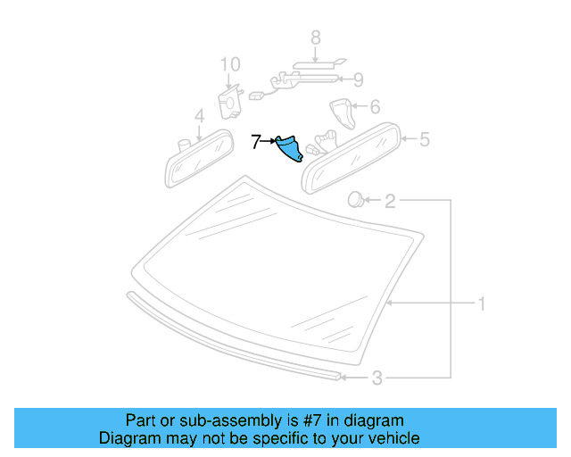 Side Cover 3B0-858-547-A-Y20 - View 19