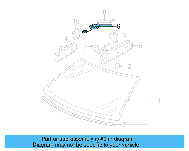 Lower Cover 1K0-857-593-A-9B9 - View 9