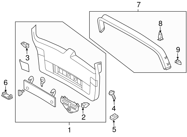 Side Trim Panel Screw N-906-986-06 - View 179