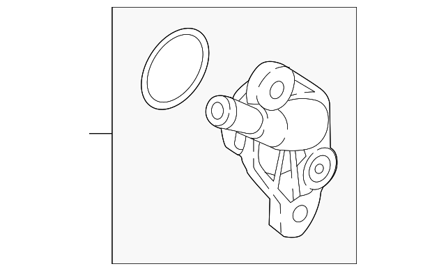 Engine Coolant Outlet Flange 06K-121-132 - View 8