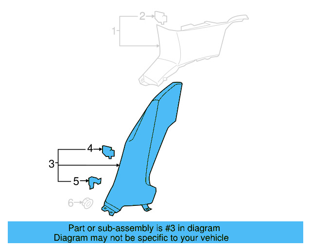 Upper Quarter Trim 5G4-867-287-D-Y20 - View 8