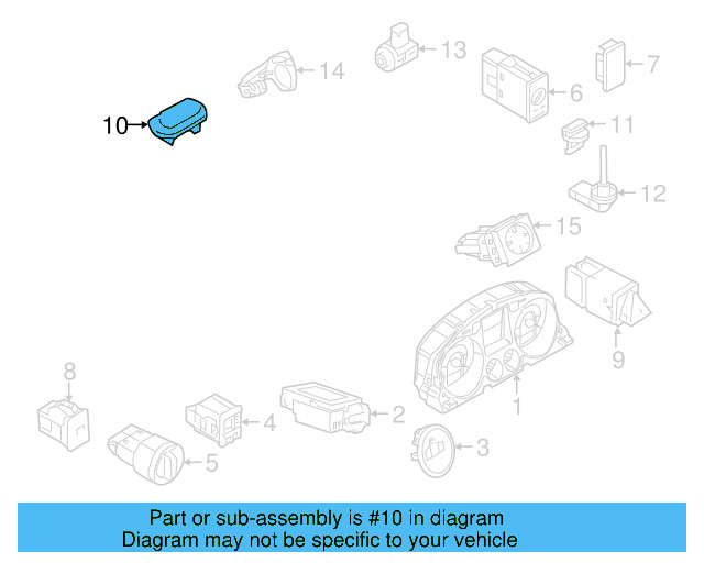Hazard Switch 3AA-953-509-A-1QB - View 5