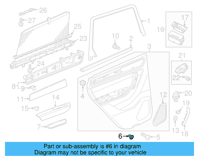 Ashtray 7P1-857-961-D-9B9 - View 8