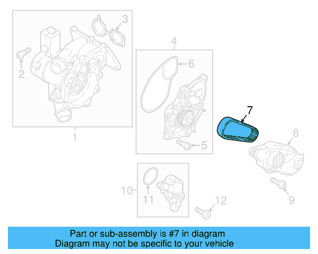 Engine Timing Belt 06K-121-605-C - View 3