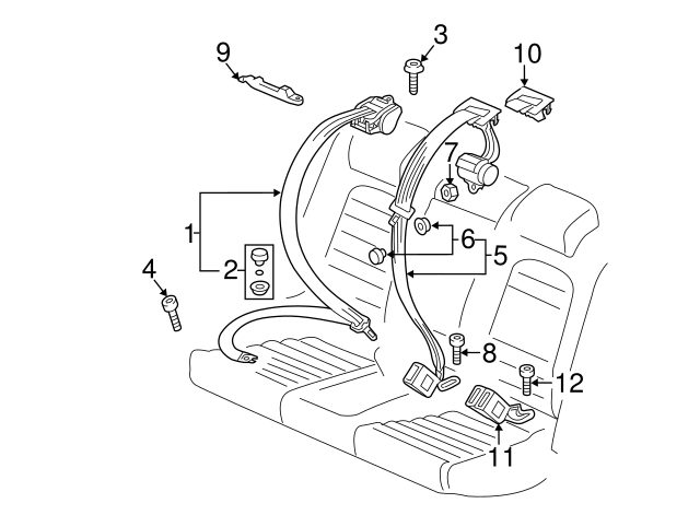 Retractor Assembly Upper Bolt N-989-243-01 - View 21