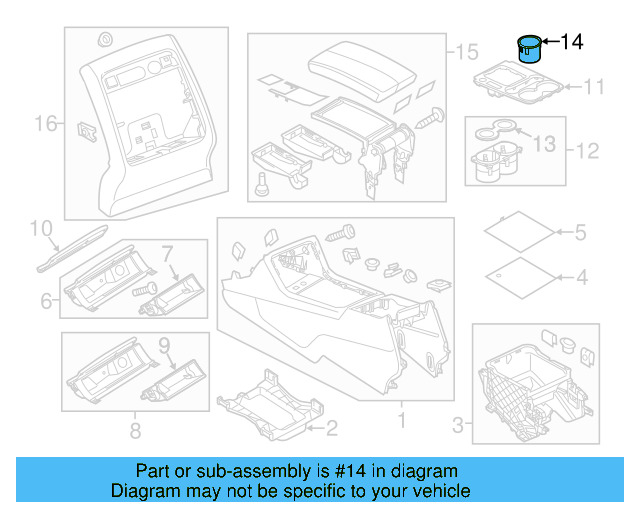Tray 7P6-864-897-A-BMO