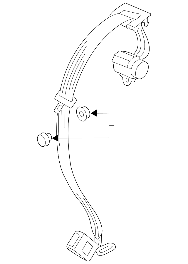 Lap & Shoulder Belt 3C0-857-807-R-RAA - View 3
