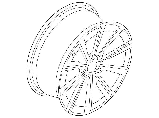 Wheel, Alloy 5C0-601-025-Q-8Z8 - View 10