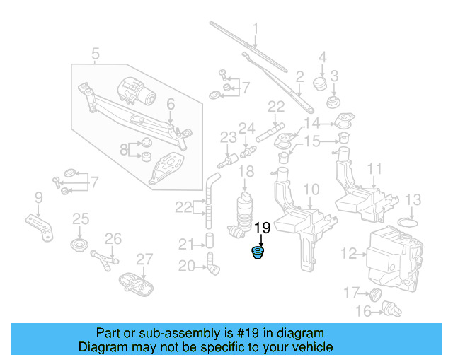 Washer Pump Seal 443-955-465 - View 19