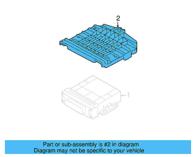 Control Module Bracket 7P0-927-815 - View 3