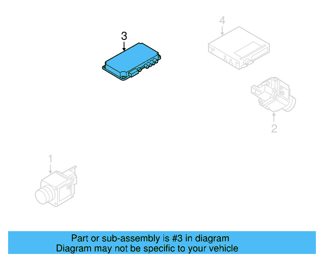 Parking Aid Control Module 7P6-907-441-E - View 12