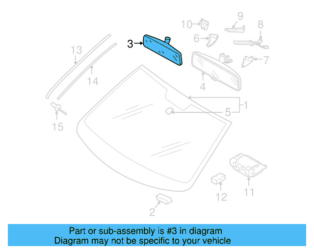 Mirror Inside 3C0-857-511-J-9B9 - View 65