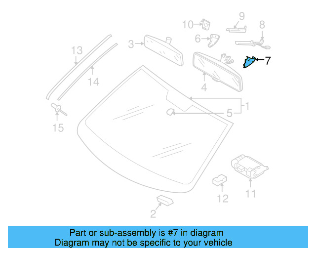 Side Cover 1K0-858-547-9B9 - View 12