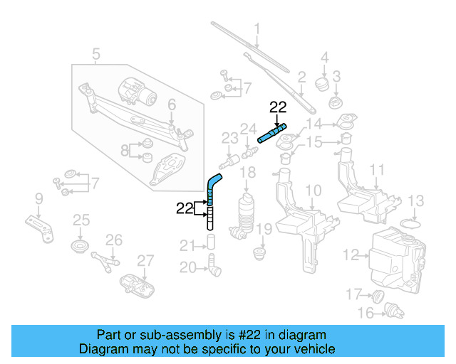 Hose 2D0-955-962 - View 123