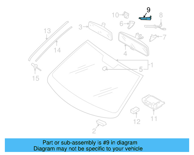 Upper Cover 1K0-857-594-9B9 - View 14