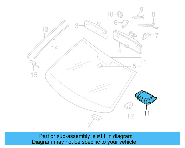 Rain Sensor 1K0-955-559-AH - View 14