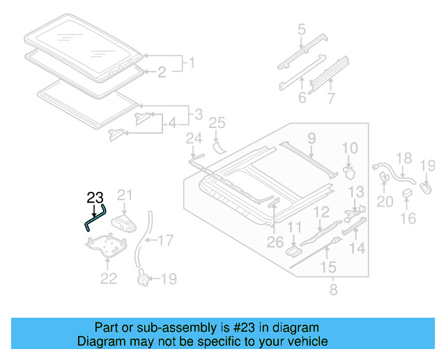 Deflector Mount Kit 8D5-898-671-A - View 7