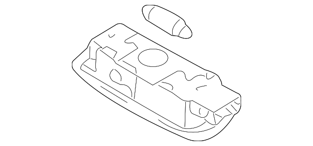 Interior Lamp 3B0-947-291-B-95T - View 36